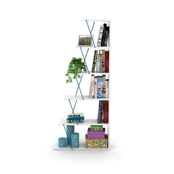 tsignis-taro-rafevi-rf160405-tars-bookcase-mini-bookshelf-whiteblue-3